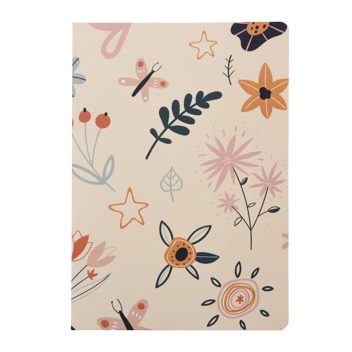 Pack of 9 Floral- Set of 4 Notebook- Unruled(Navratri Special)