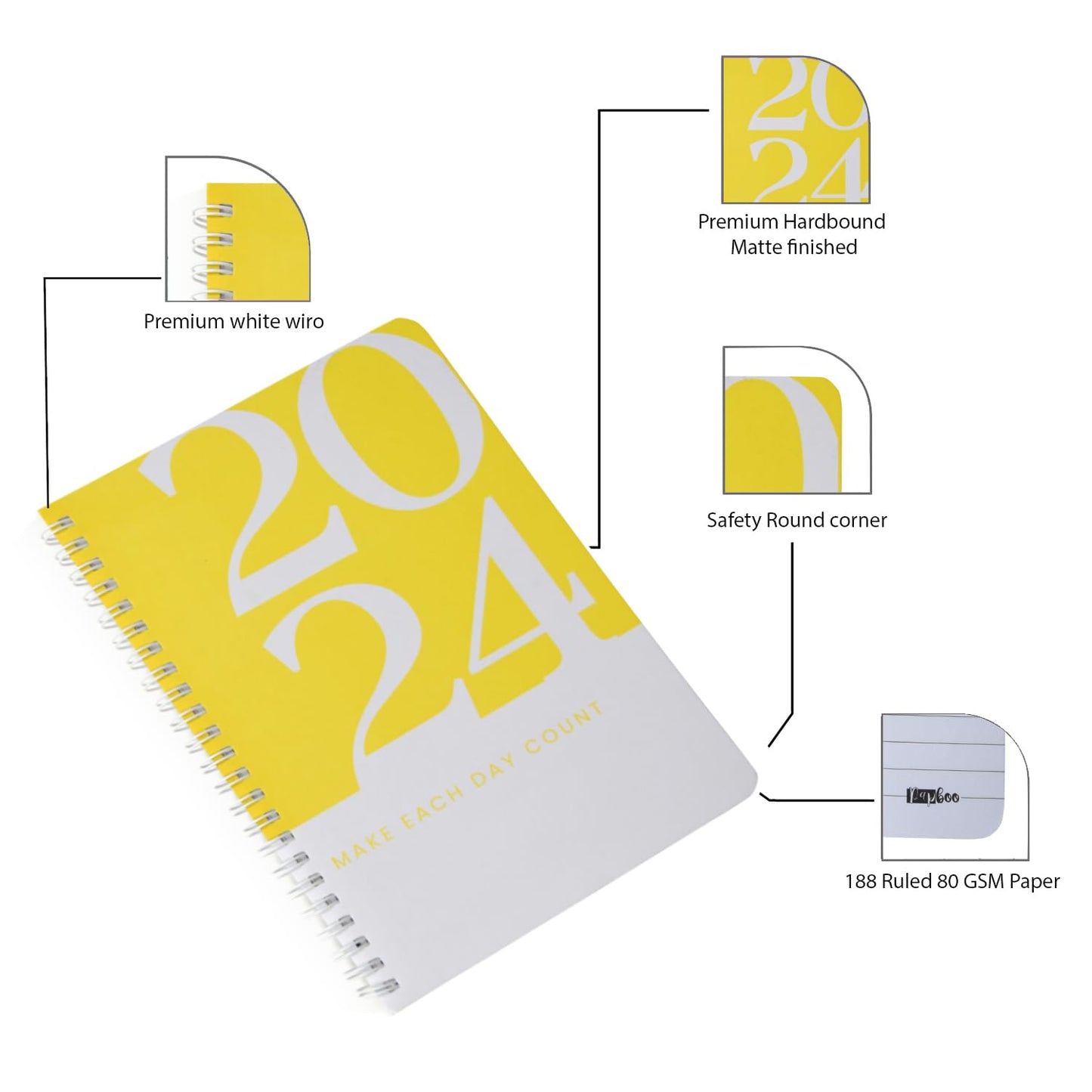 Yellow- 2024 Diary