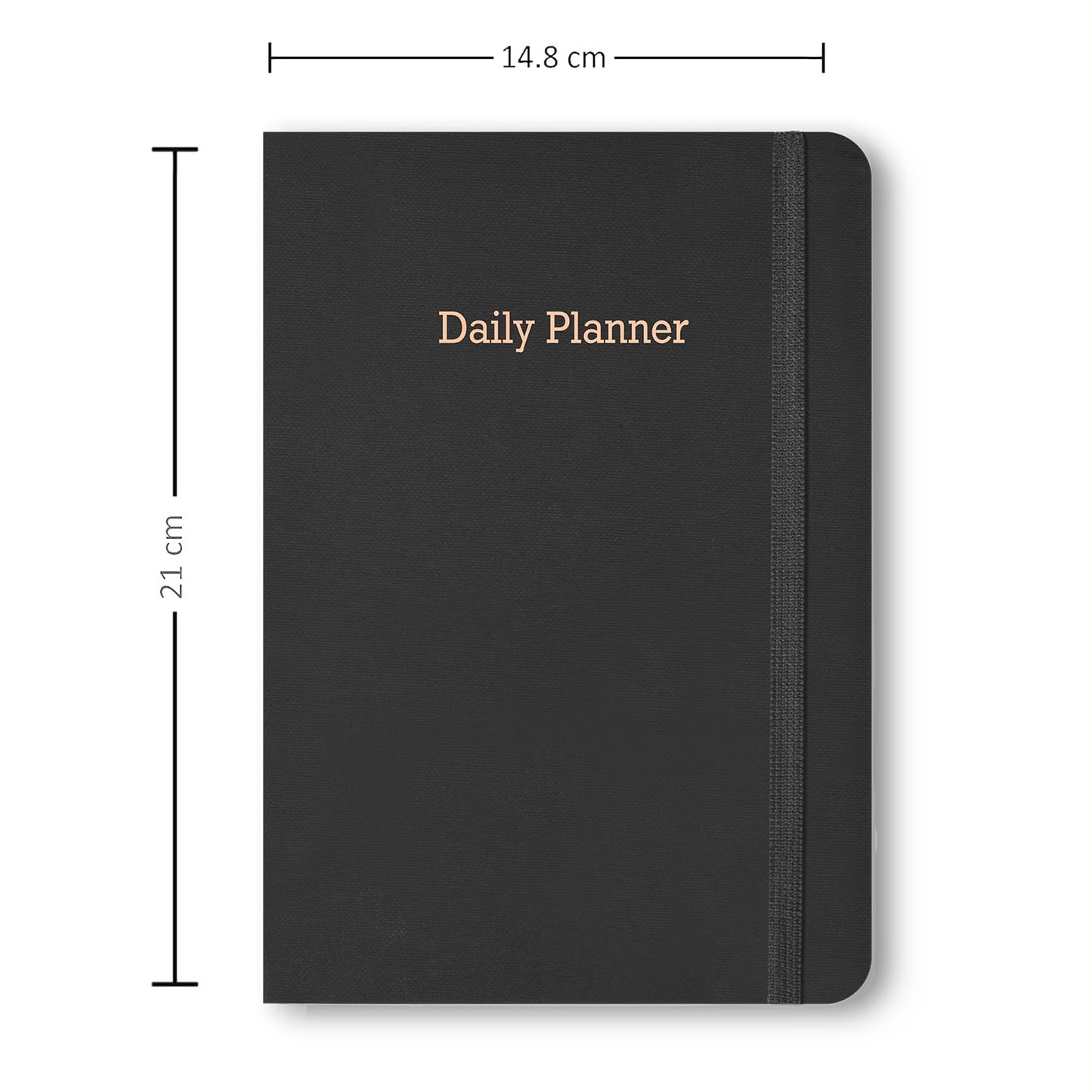 Executive Daily Planner For 3 Months Black