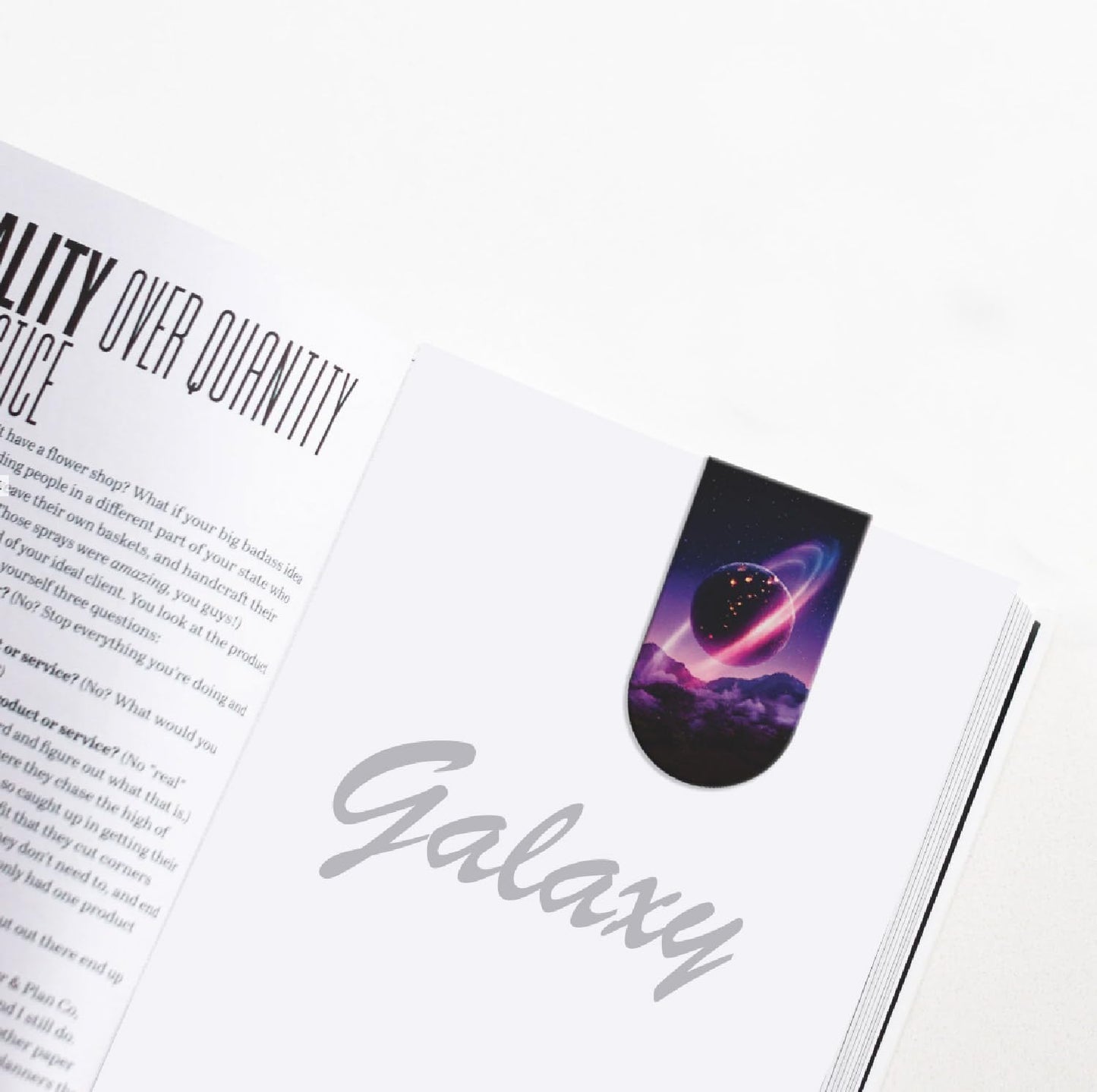 Galaxy- Magnetic Bookmark