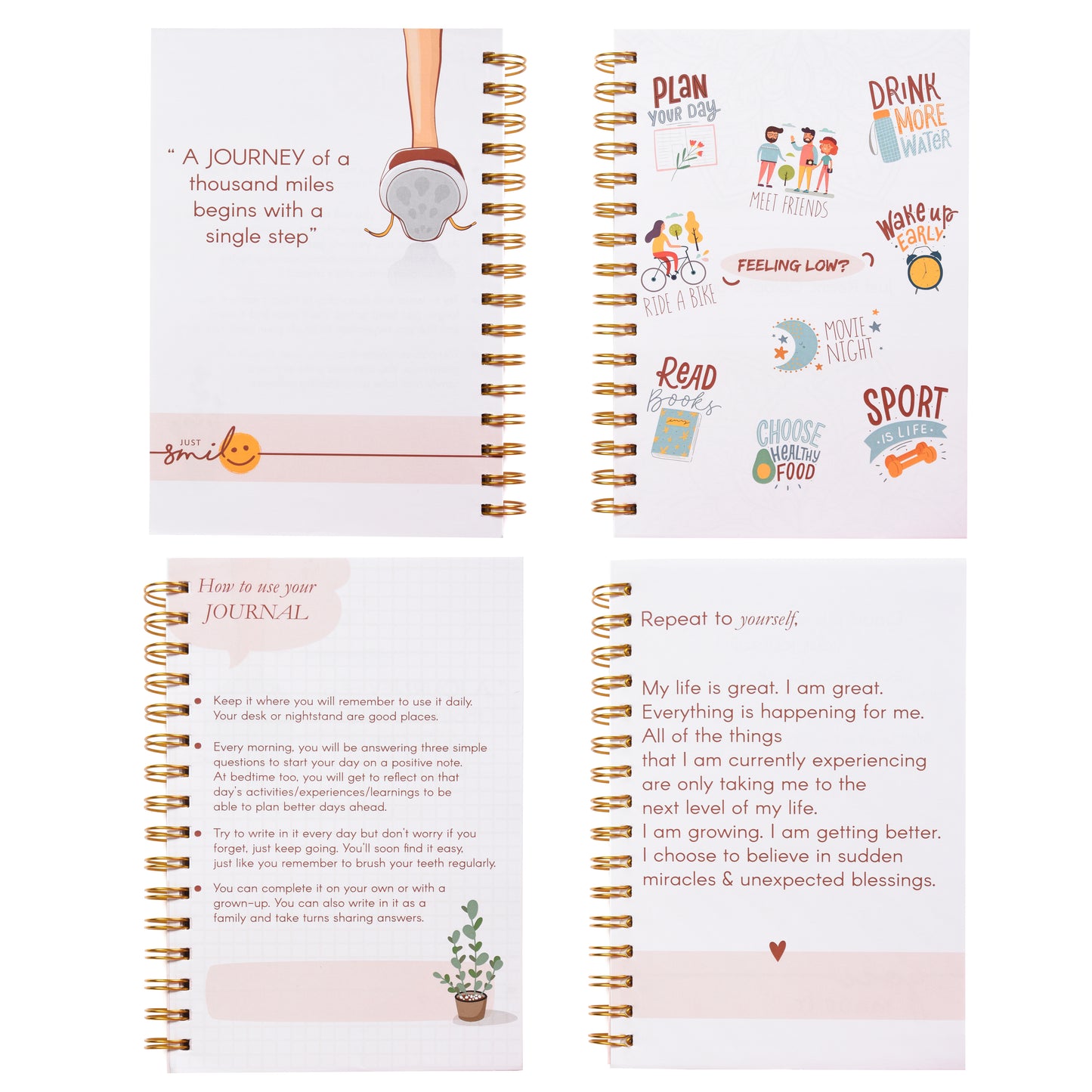 Rose quartz- Gratitude Journal