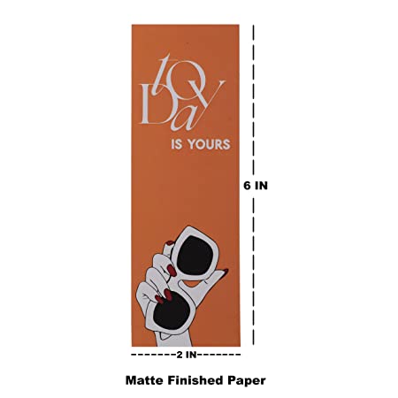 Papboo Designer Bookmarks Set of 10, Design- 1