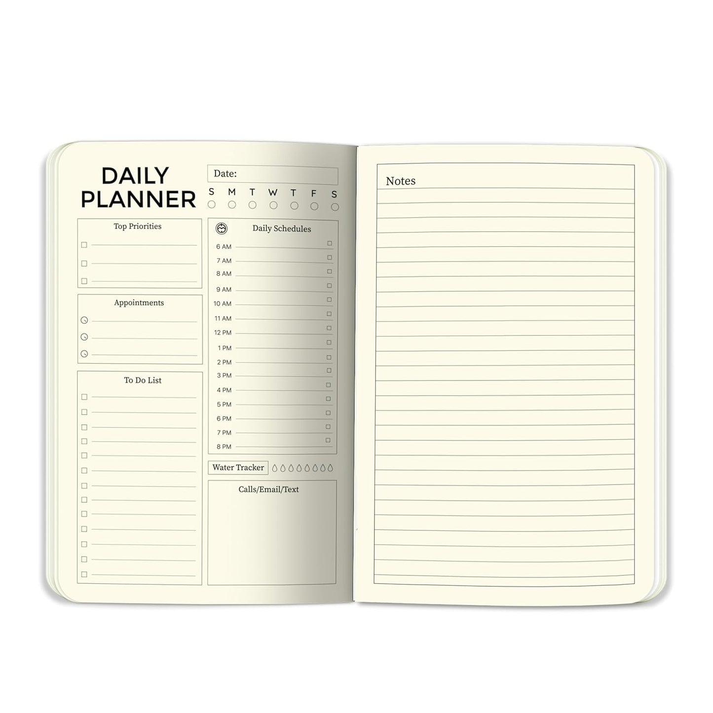 Executive Daily Planner For 3 Months - Blue