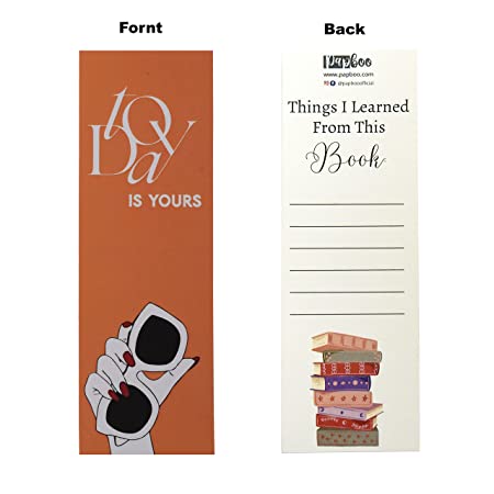 Papboo Designer Bookmarks Set of 10, Design- 1