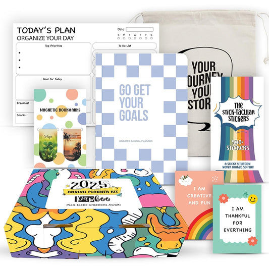 Undated Annual Planner Kit - Goals