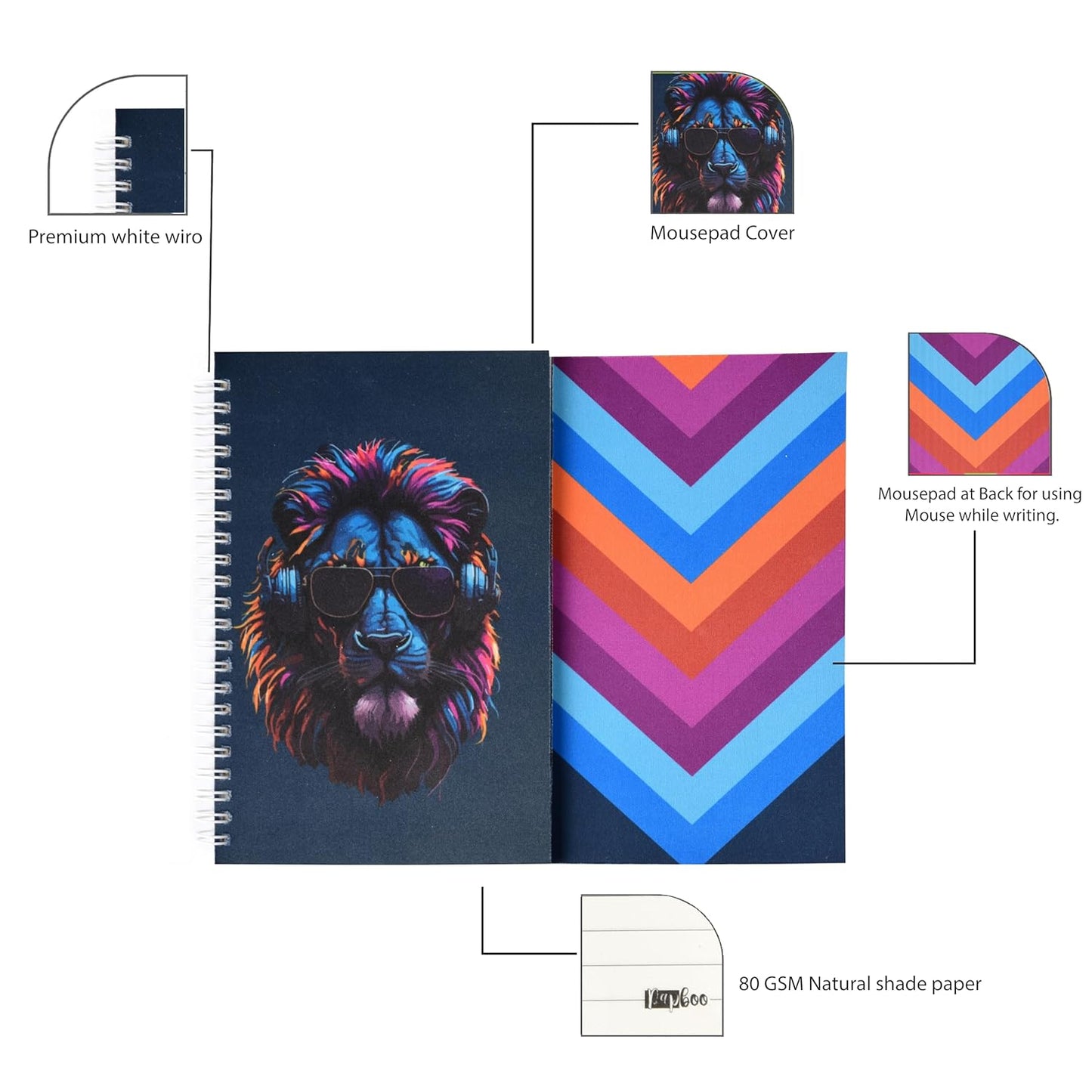 Lion- Mouse Pad Diary