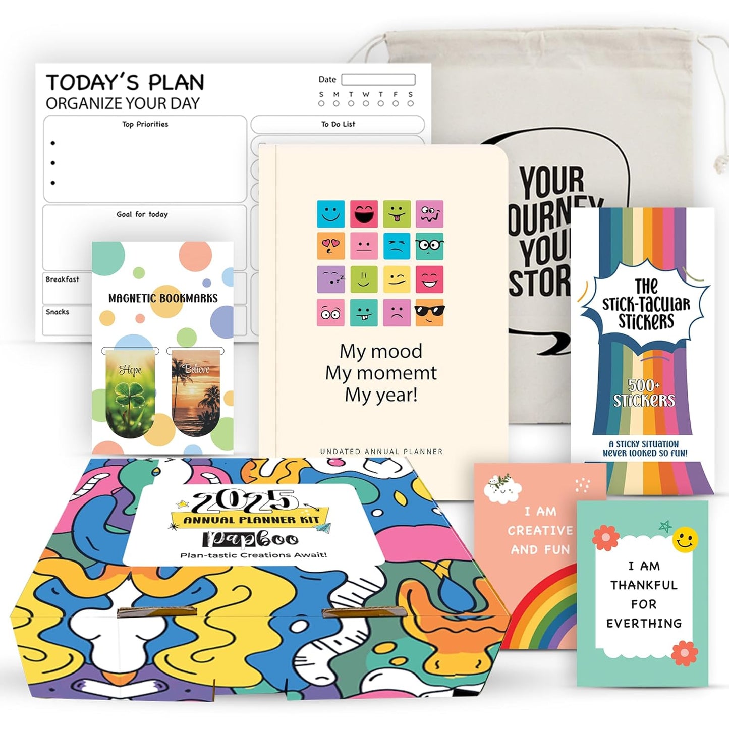 2025 Undated Annual Planner Kit - My Mood