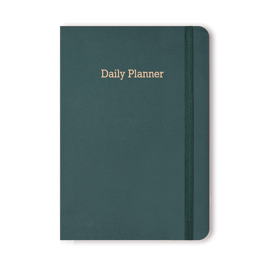 Executive Daily Planner For 3 Months - Green