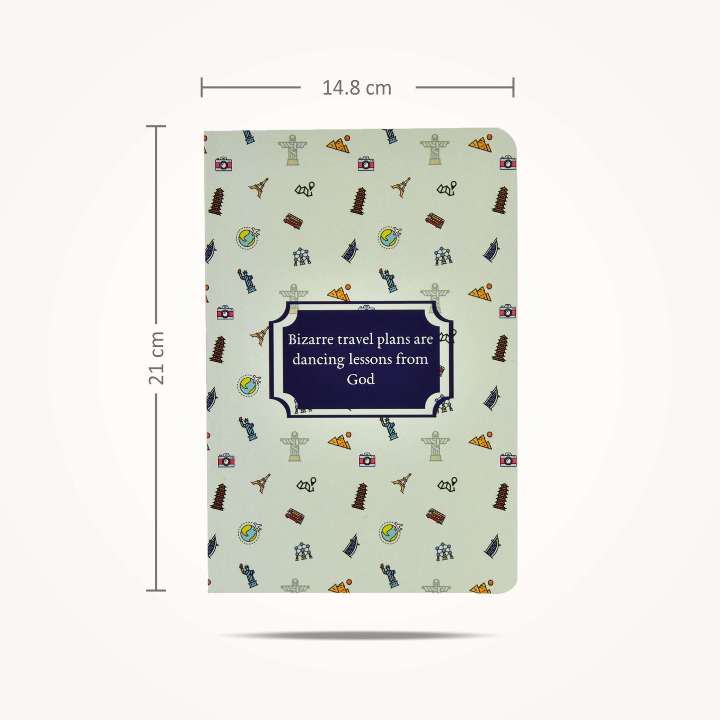 A5 Bizzare Travel Plans Notebook