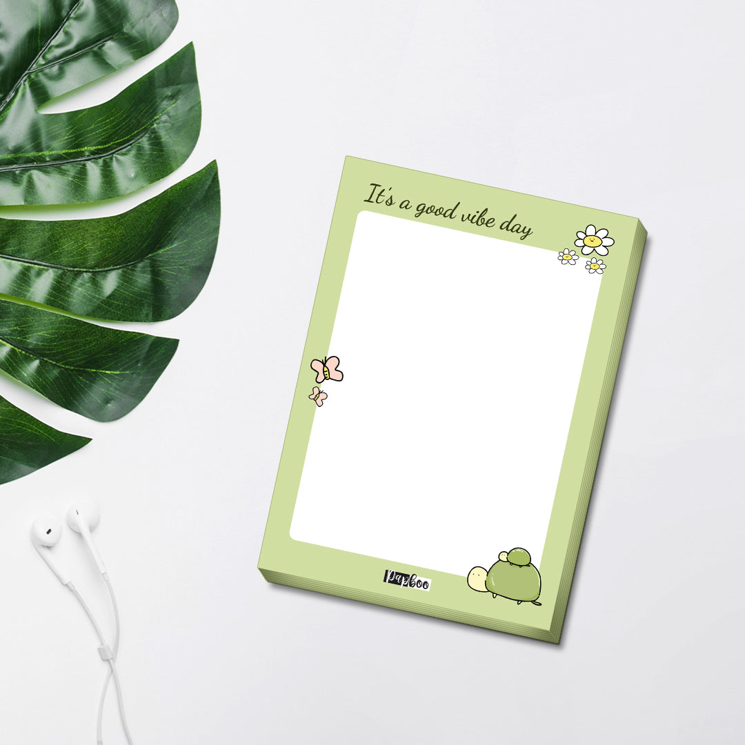 A6 Tear-Off Notepad – Good Vibe