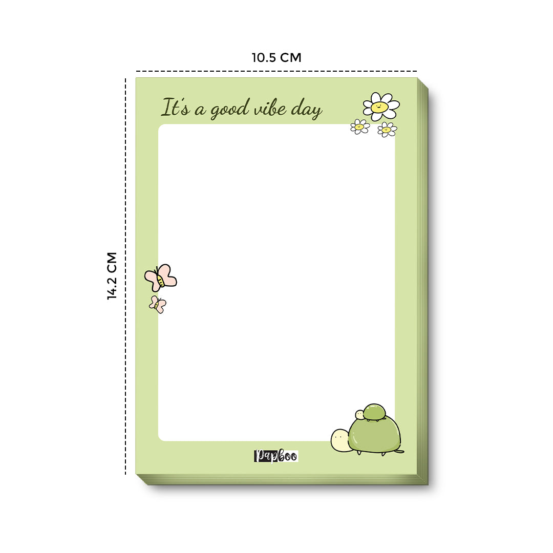A6 Tear-Off Notepad – Good Vibe