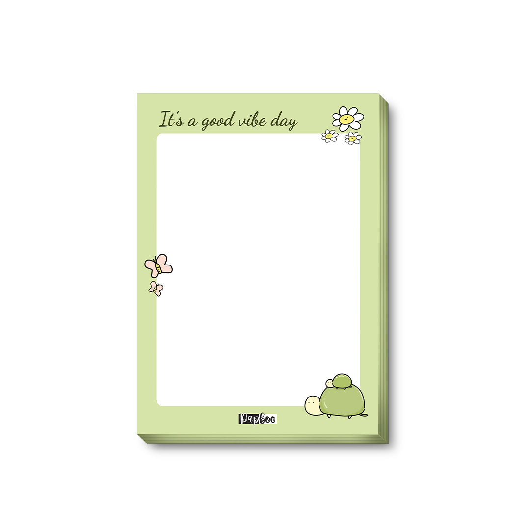 A6 Tear-Off Notepad – Good Vibe
