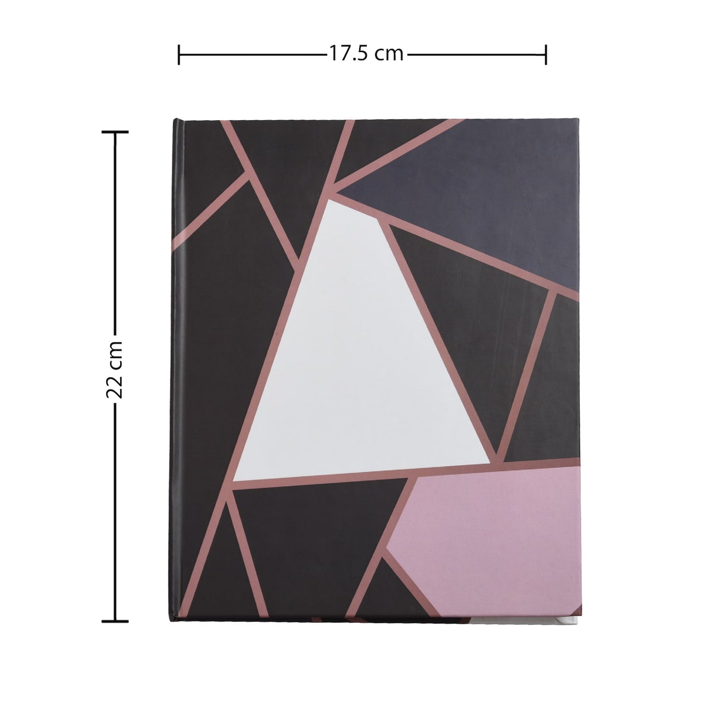 Hardbound – Classy Shapes Notebook , Diary – Ruled