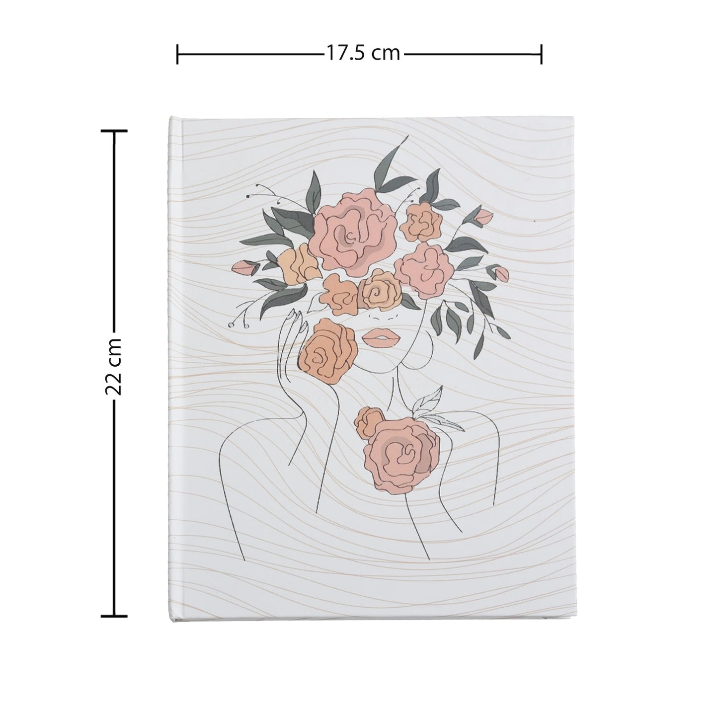 Hardbound – Flower Women l Notebook , Diary – Ruled