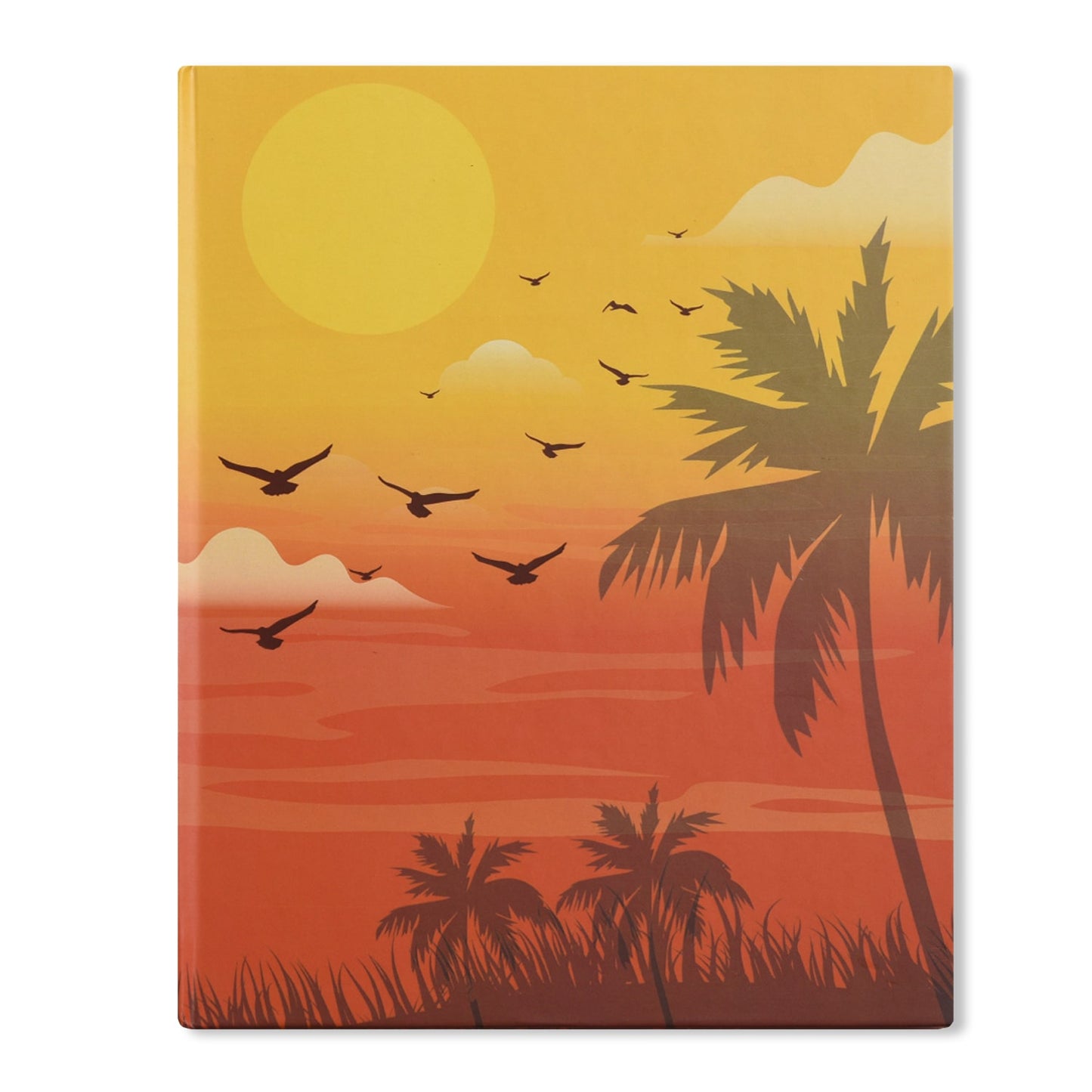 Hardbound – Sunset Notebook , Diary – Ruled