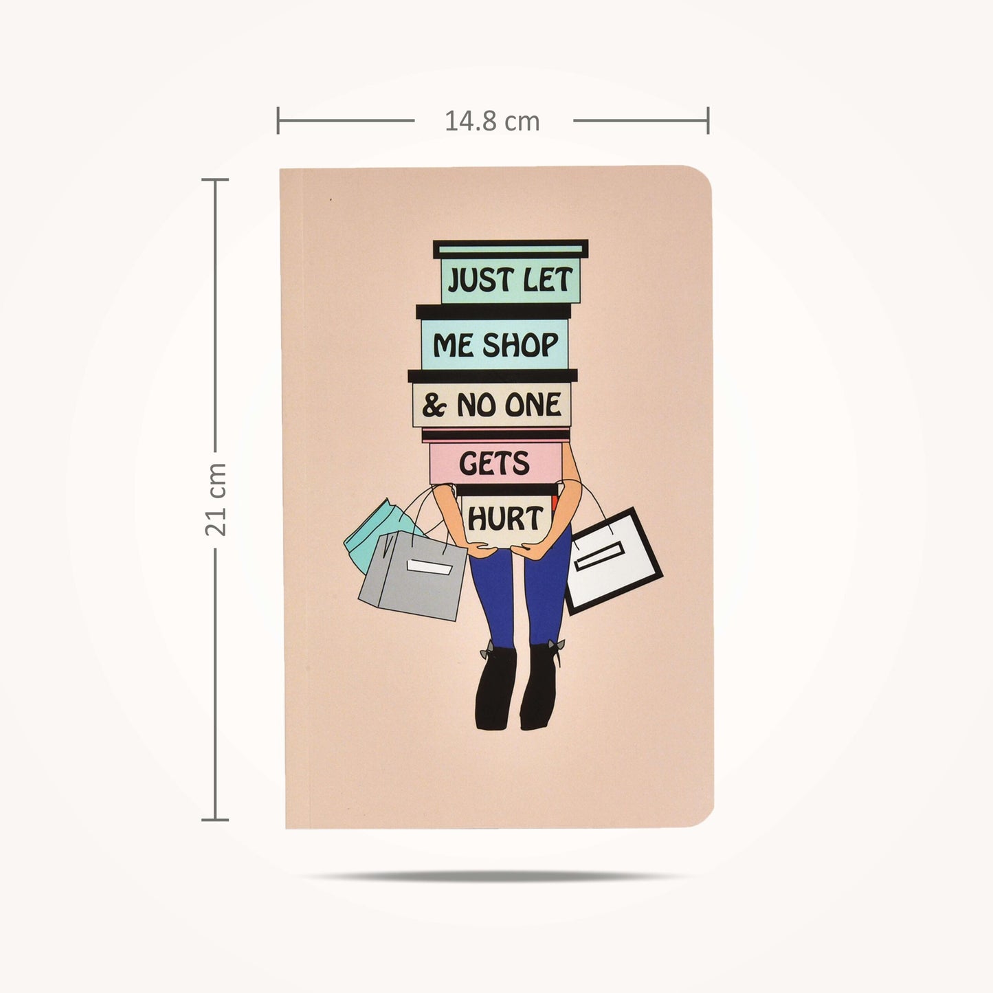 Shopoholic- Soft Bound Notebook