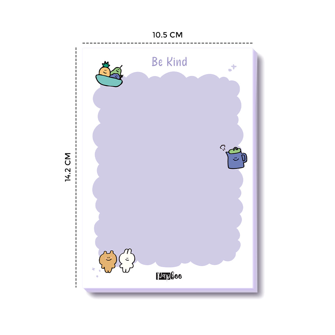 A6 Tearoff Notepad - Be Kind