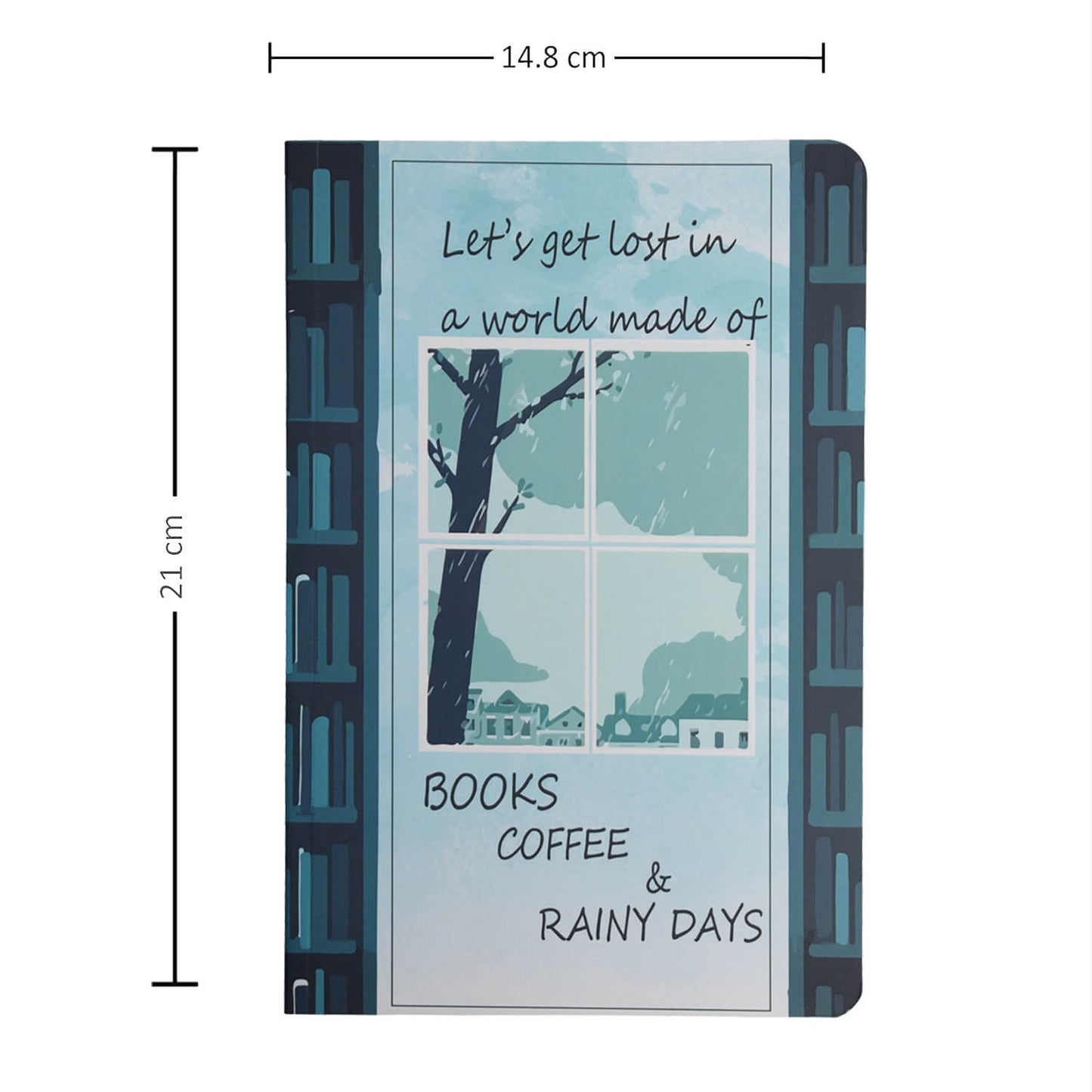 A5 Books coffee rainy days Soft Bound Notebook – New