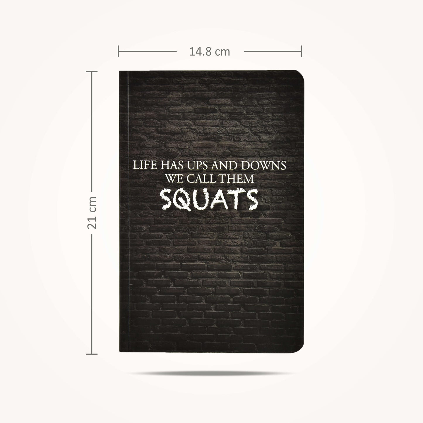 A5 Squats Soft Bound Notebook