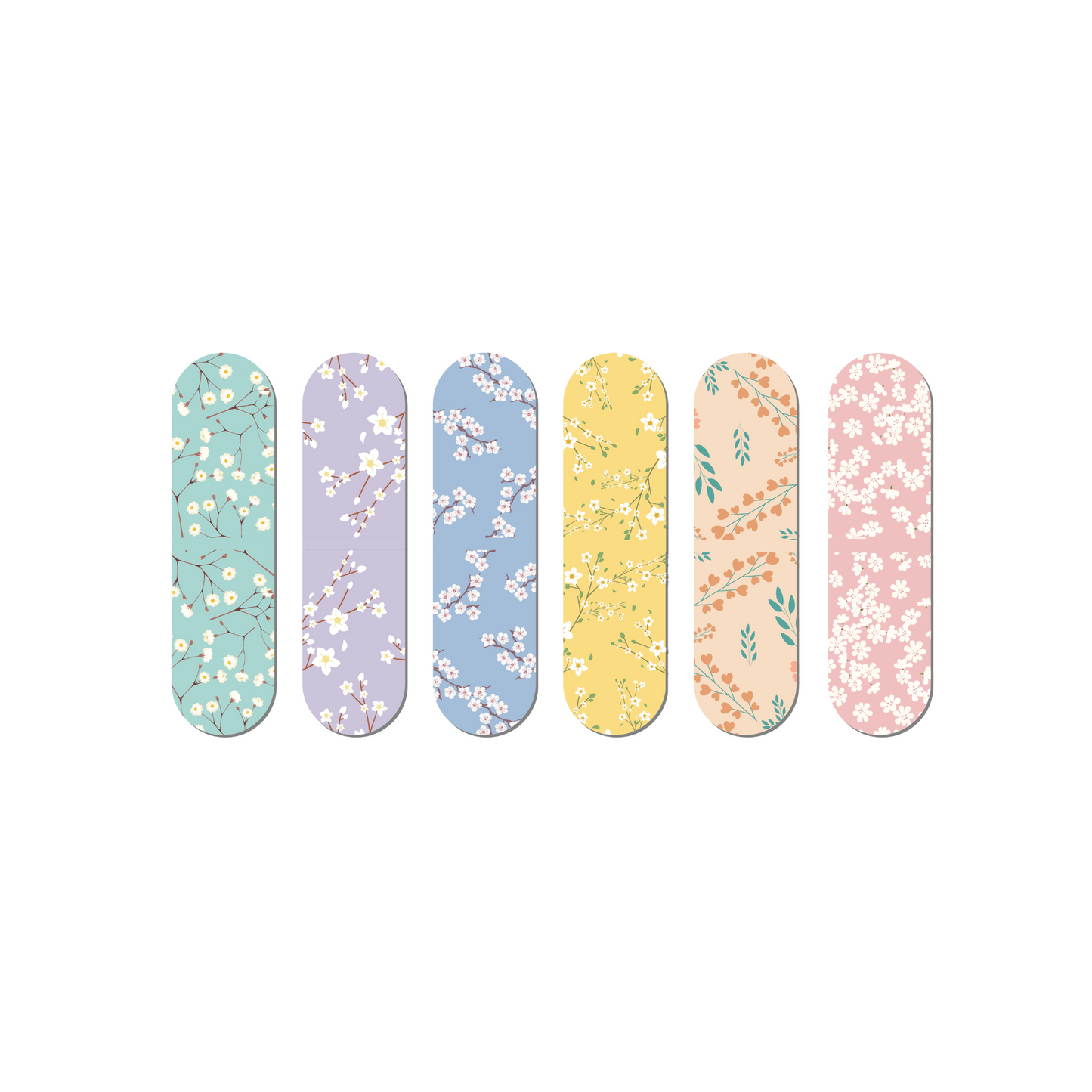Floral- Magnetic Bookmark