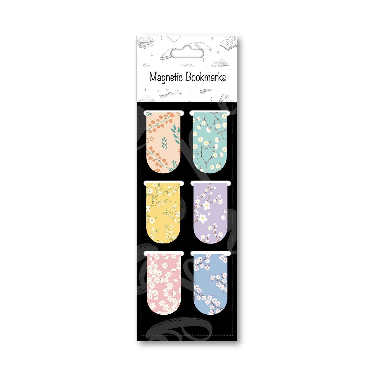 Floral- Magnetic Bookmark