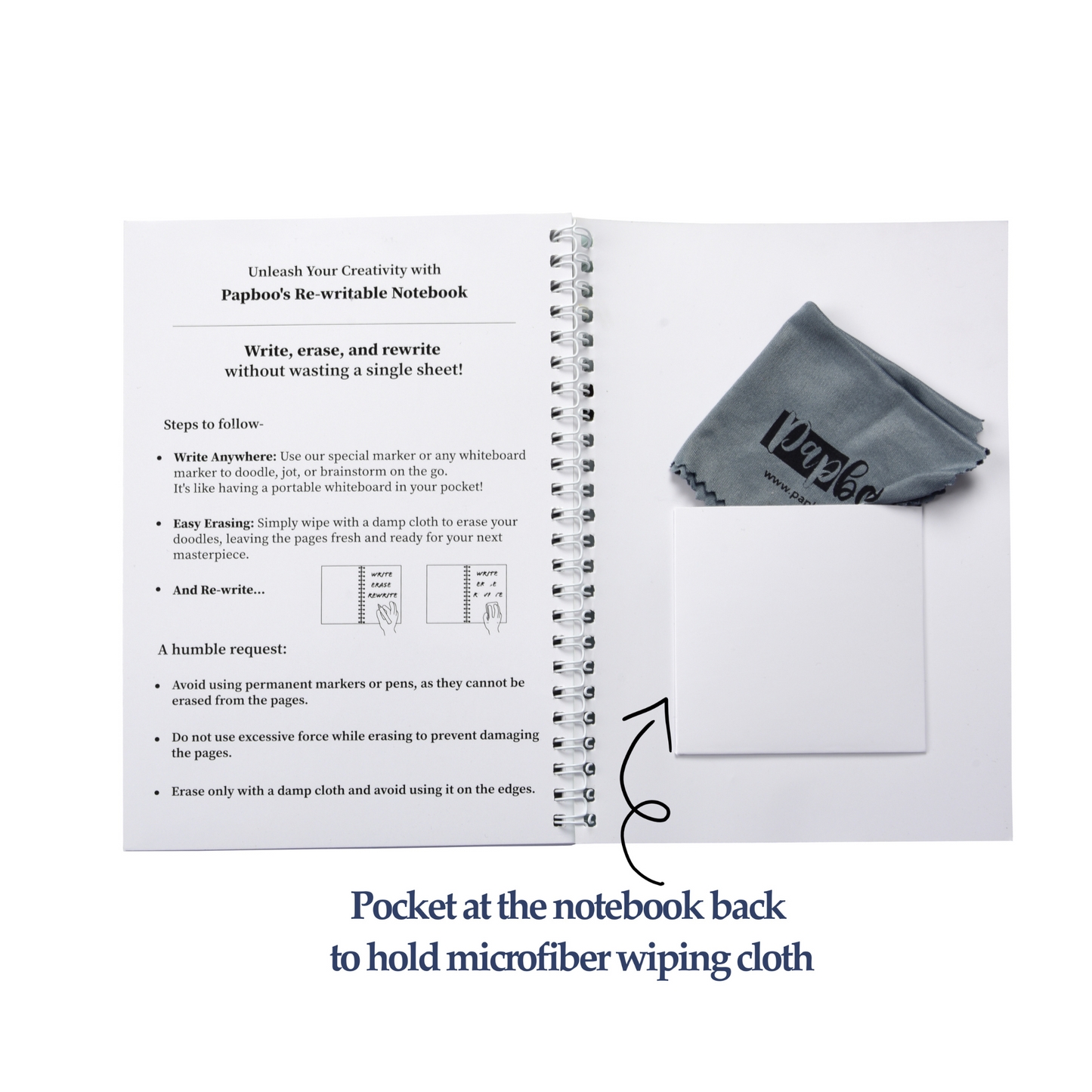 Take It Easy Re-writable Notebook