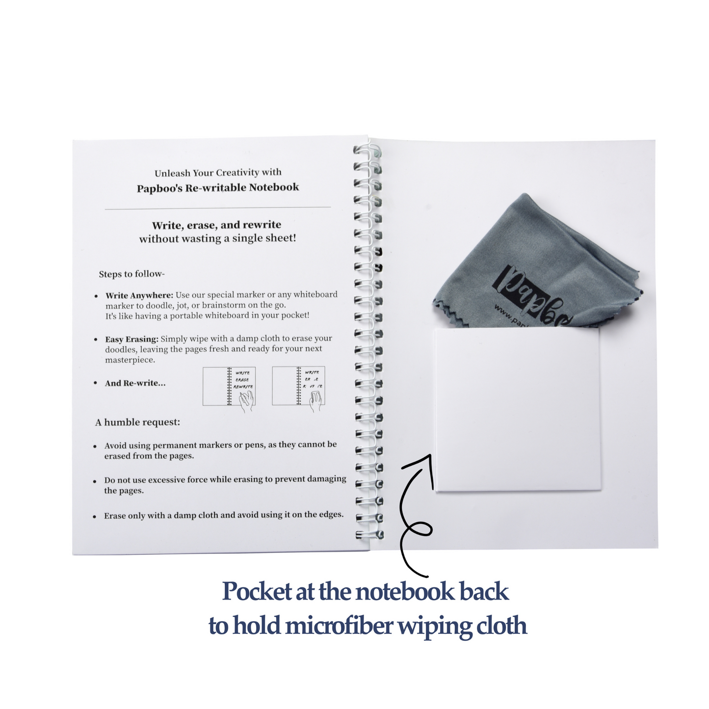 Focus Re-writable Notebook
