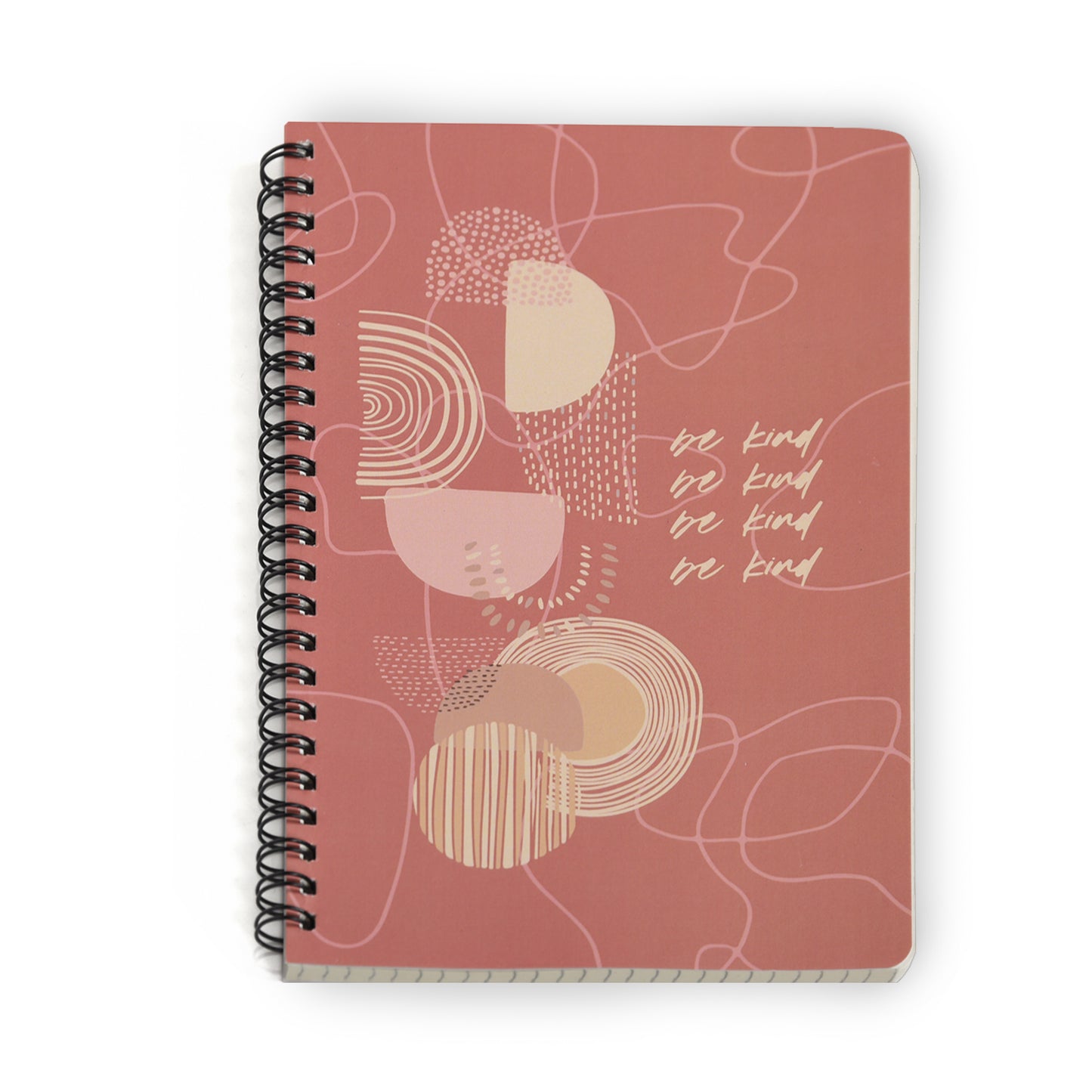 BE KIND, Easy to Carry Spiral, Wiro Notebook – Dot Grid