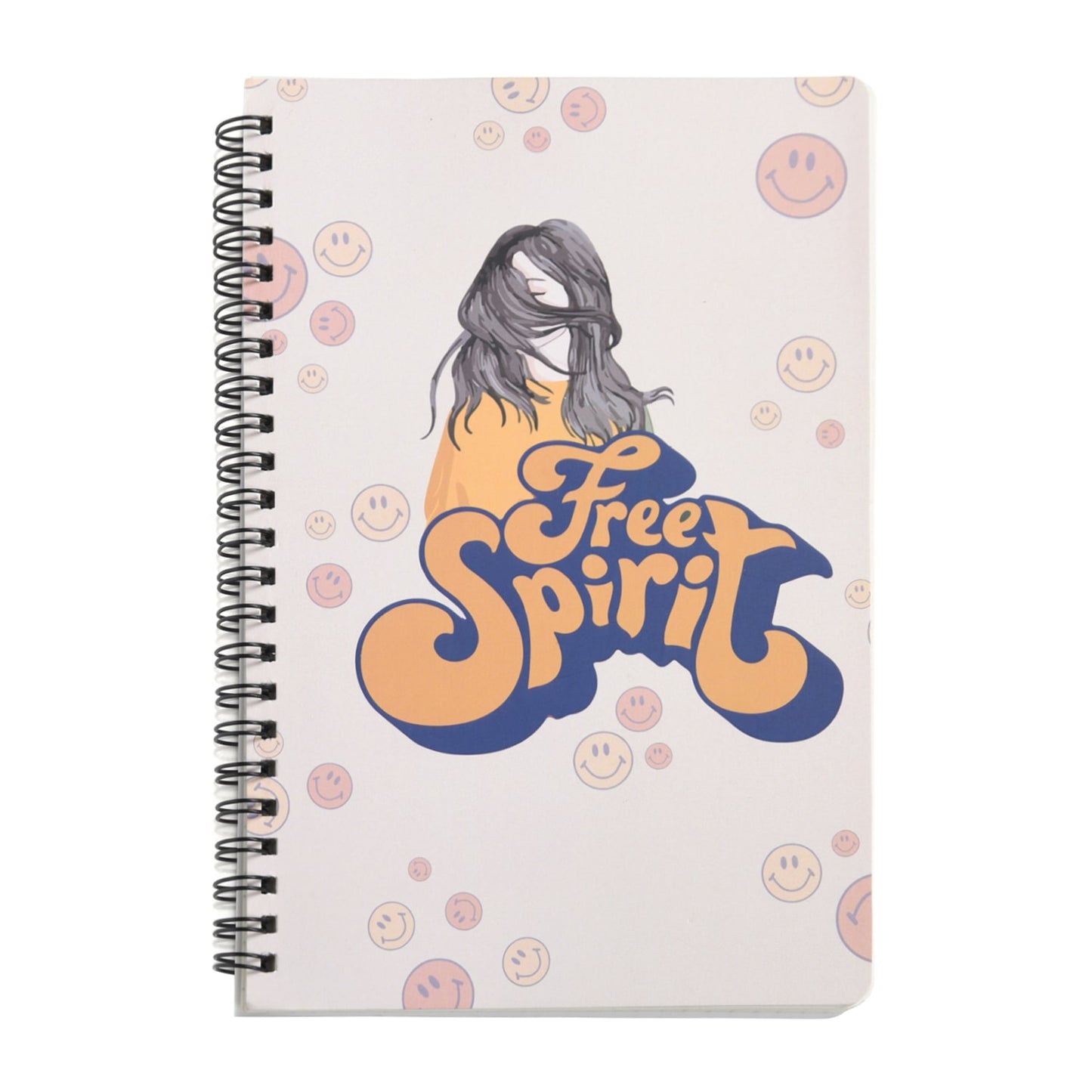 FREE SPIRIT, Easy to Carry Spiral Wiro Notebook – Dot Grid