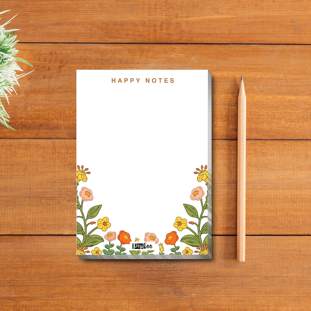 A6 Tear-Off Notepad – Happy Notes