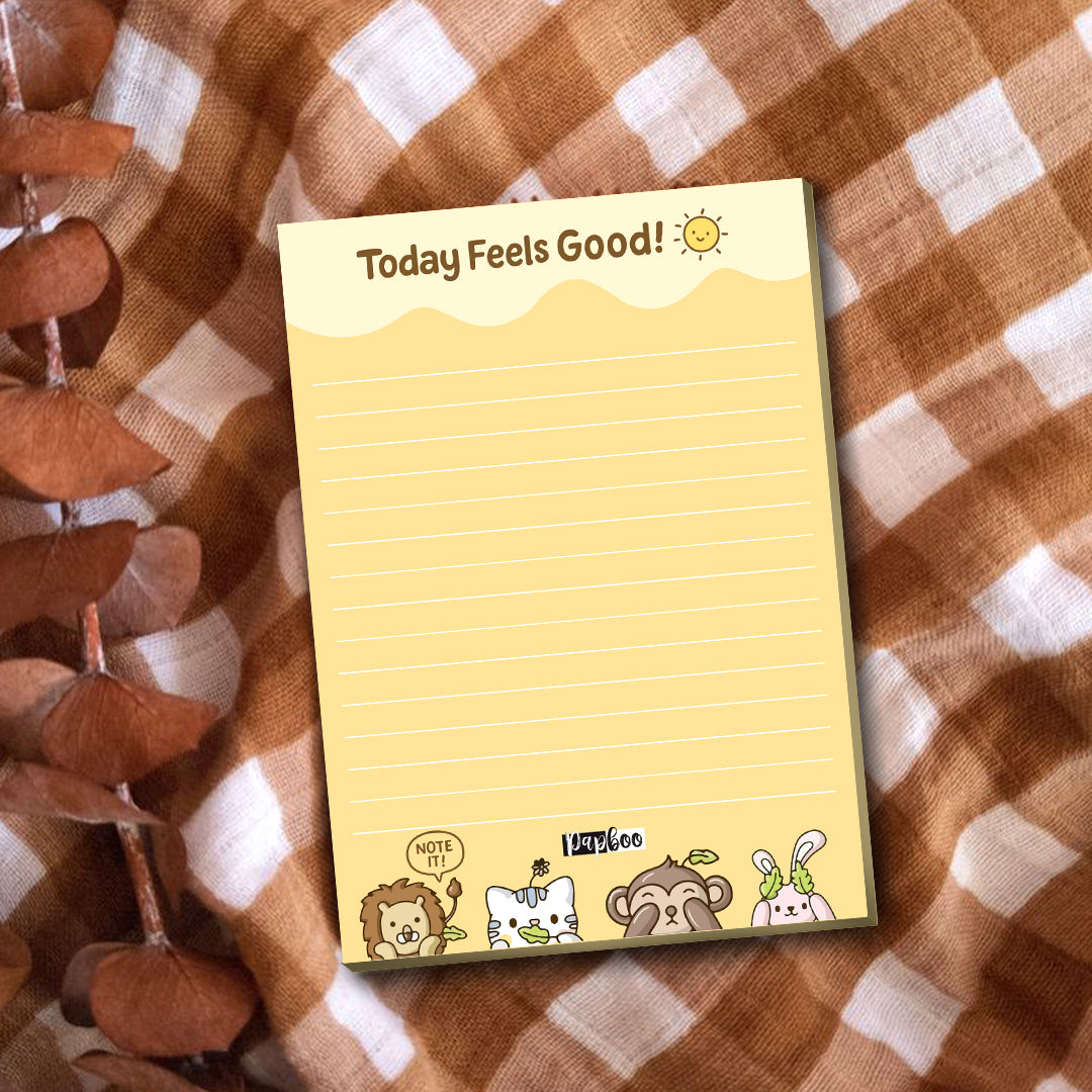 A6 Tear-Off Notepad – Feel Good