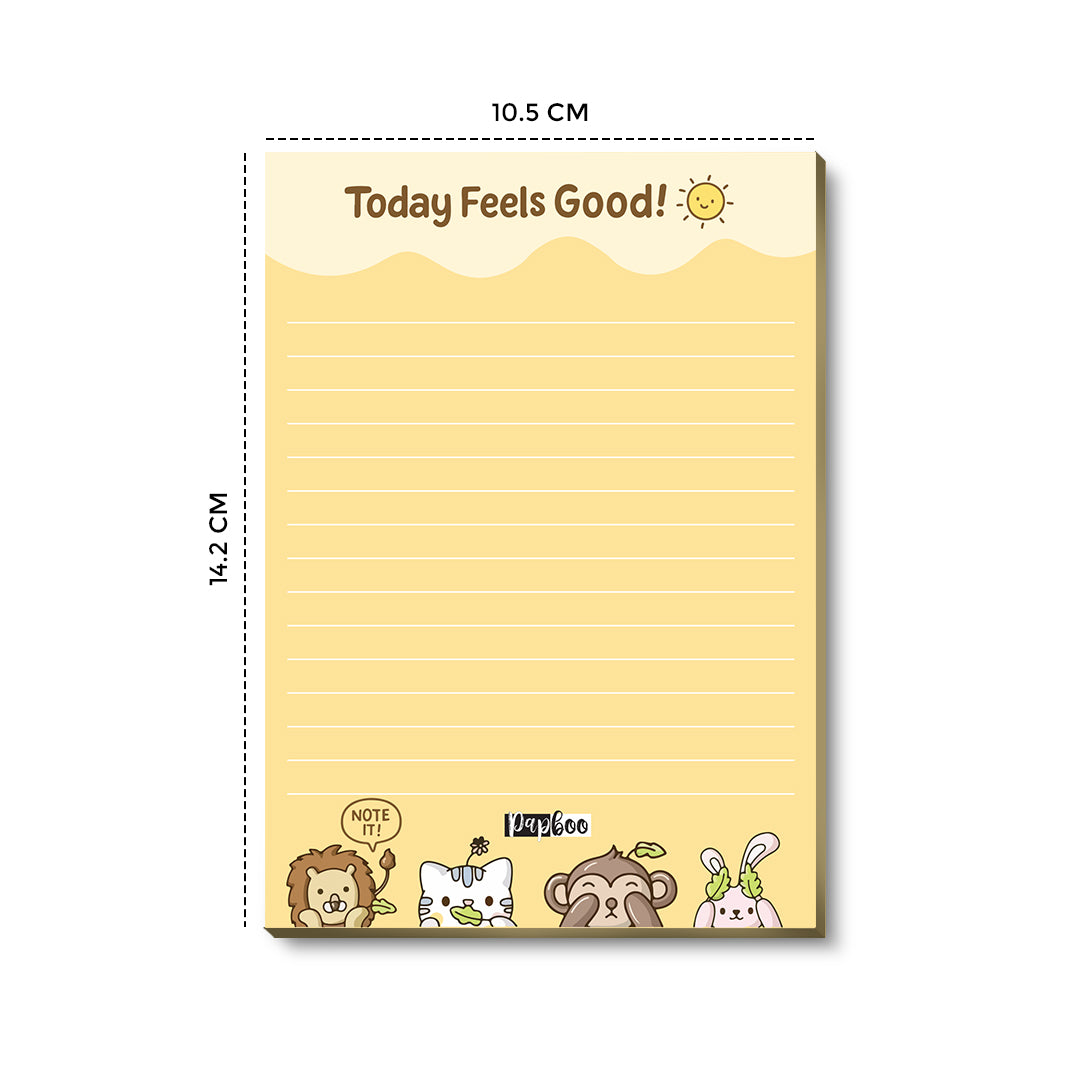 A6 Tear-Off Notepad – Feel Good