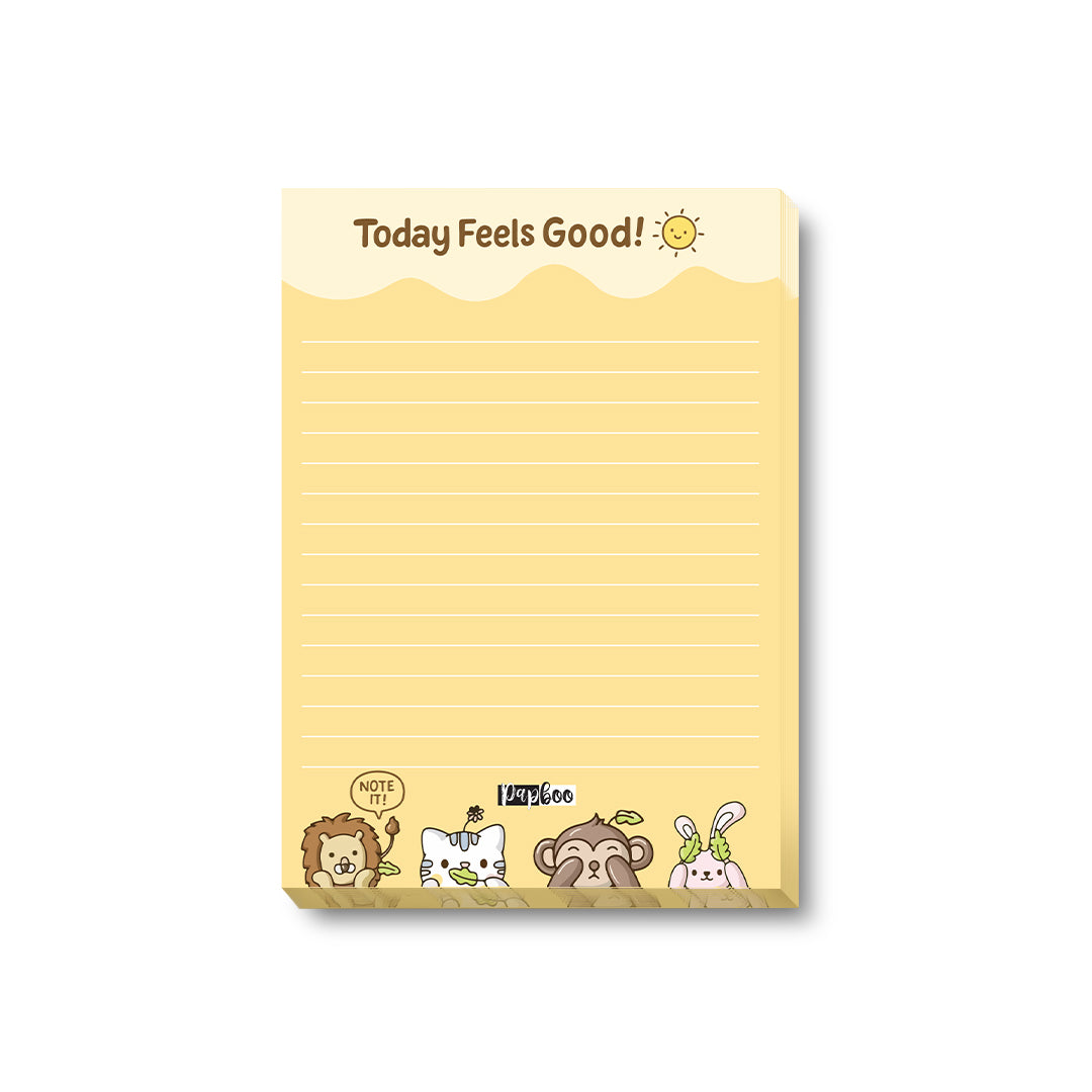 A6 Tear-Off Notepad – Feel Good