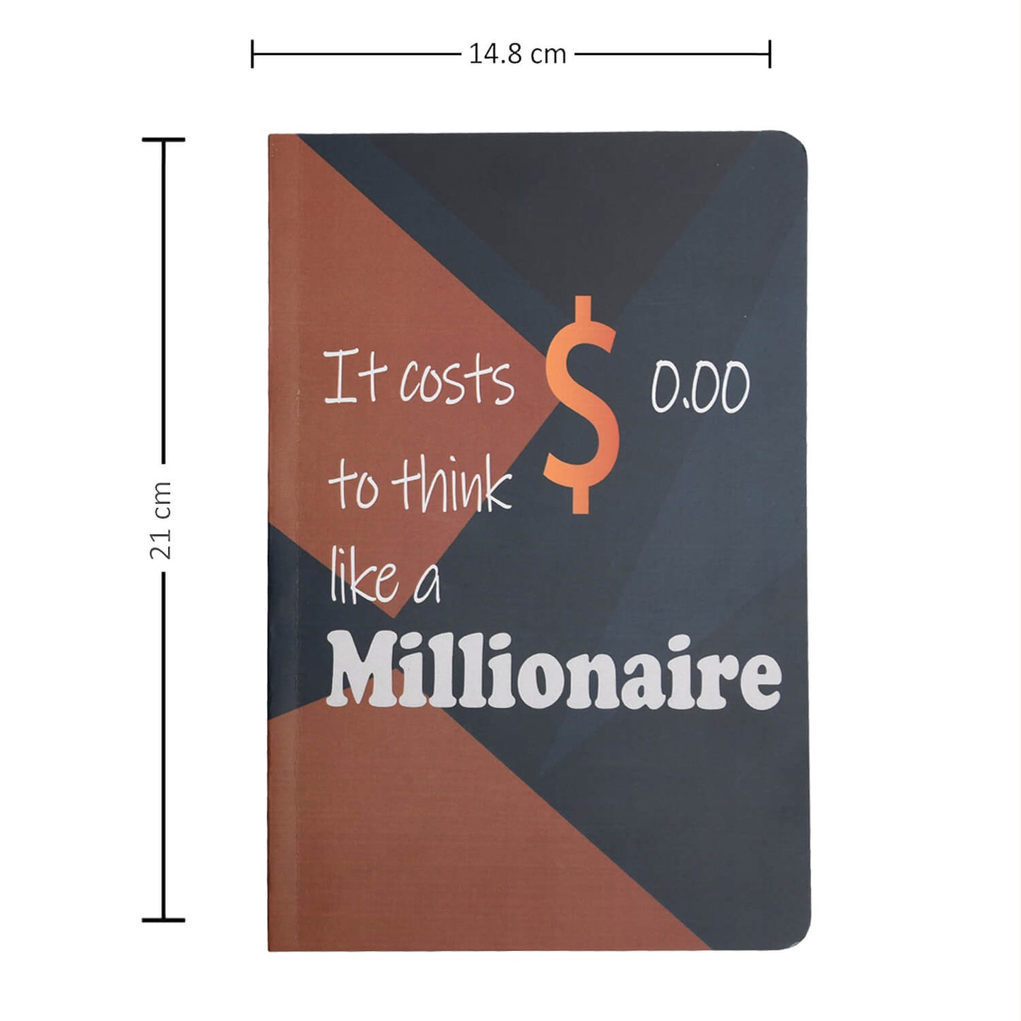 A5 Zero dollar Motivational Soft Bound Notebook