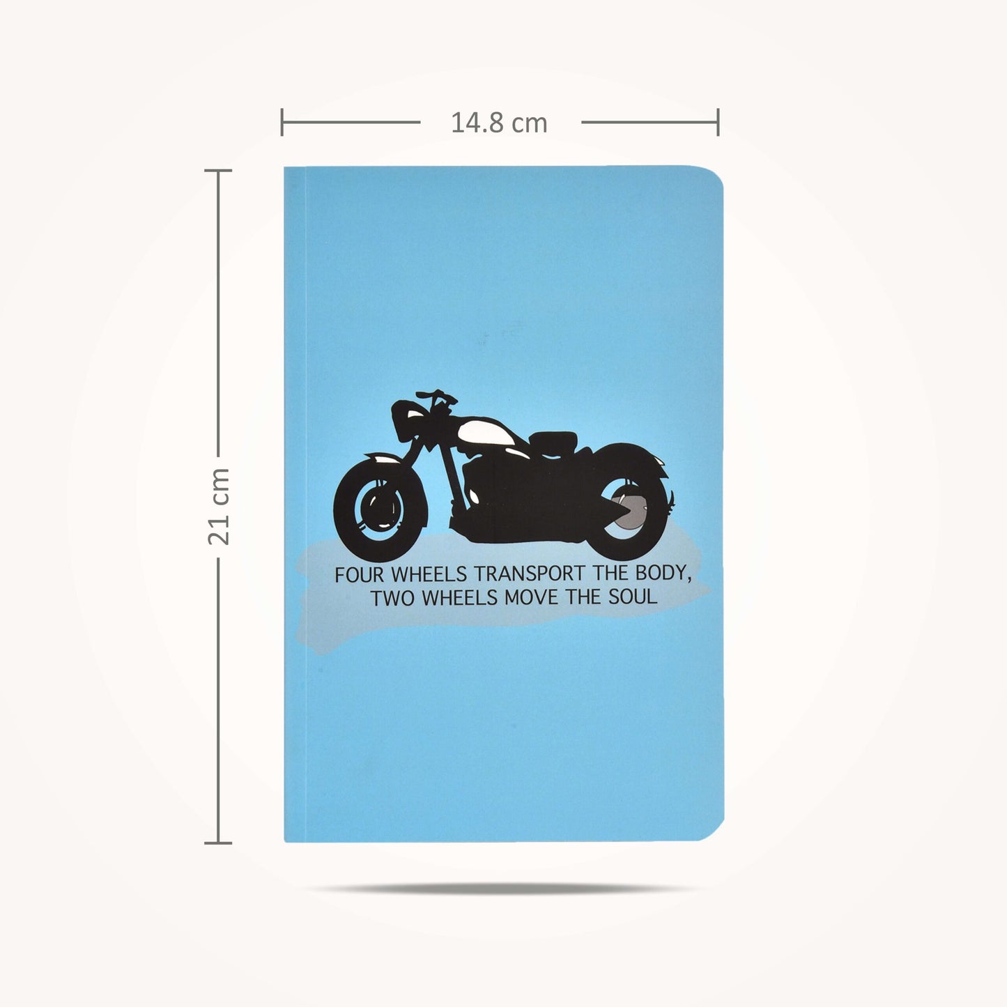 A5 Two Wheels Soft Bound Notebook