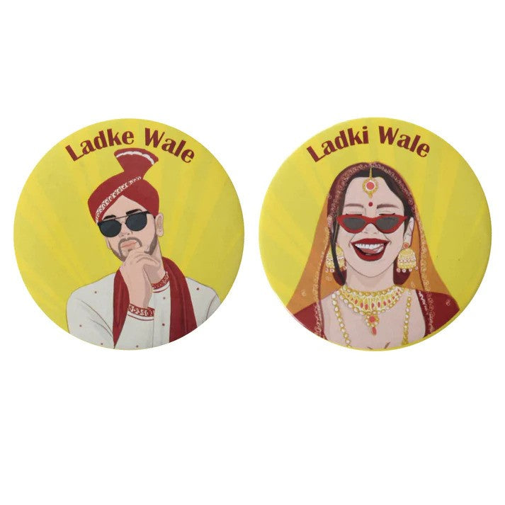 Celebrate Your Love Story with Unique Wedding Badges from Papboo