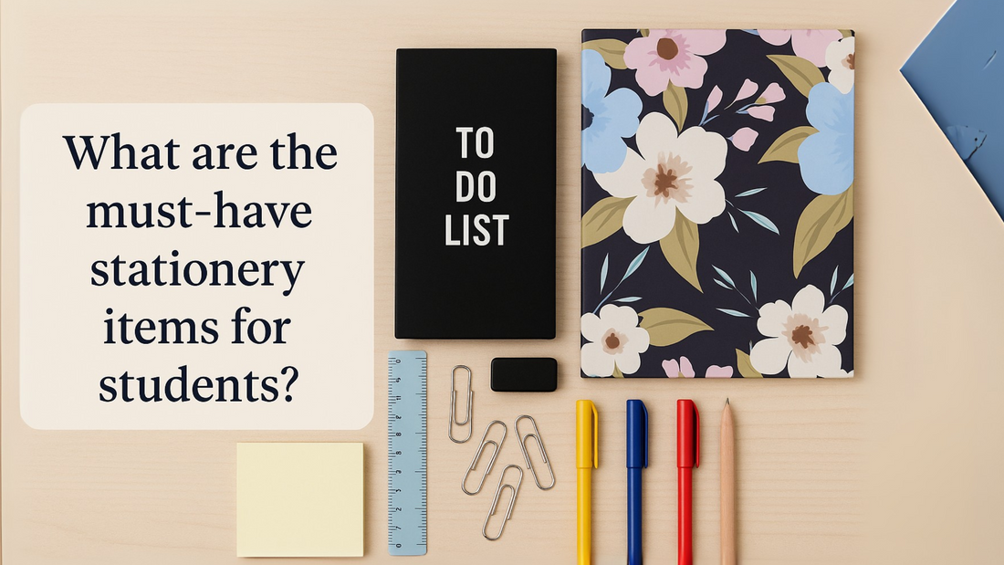 What are the must-have stationery items for students?