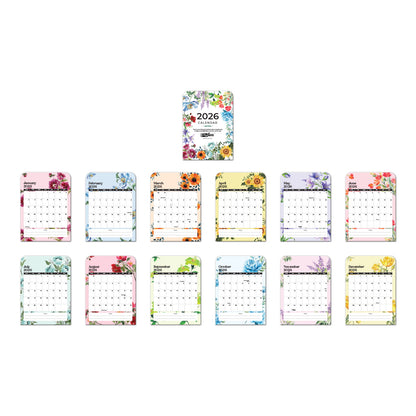 2026 Desk Calendar with Stand - Floral