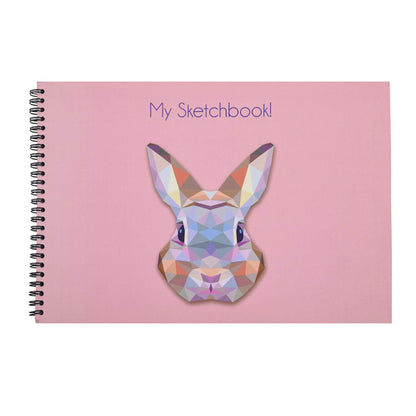 Rabbit & Mandala- A5 Sketchbook (Pack Of 2)