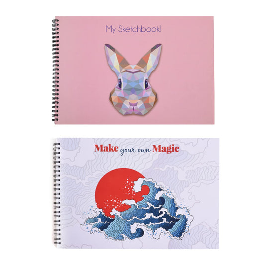 Magic & Rabbit- A5 Sketchbook (Pack Of 2)
