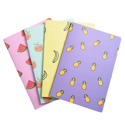 Fruits & Snacks - Set of 8 Notebooks