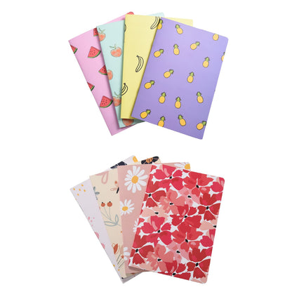 Fruits  & Floral - Set of 8 Notebooks