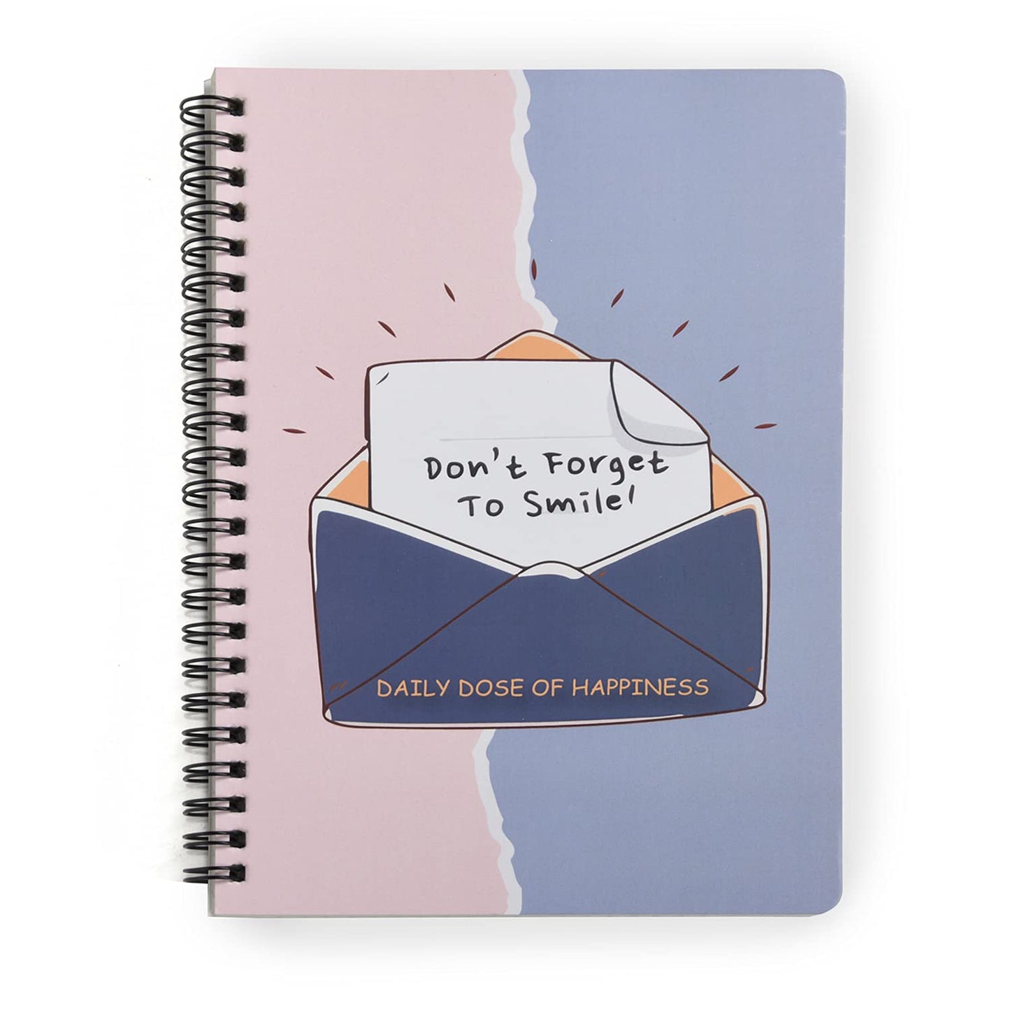 Pack of 9, SMILE Spiral Wiro Notebook -  Dot Grid (Navratri Special)