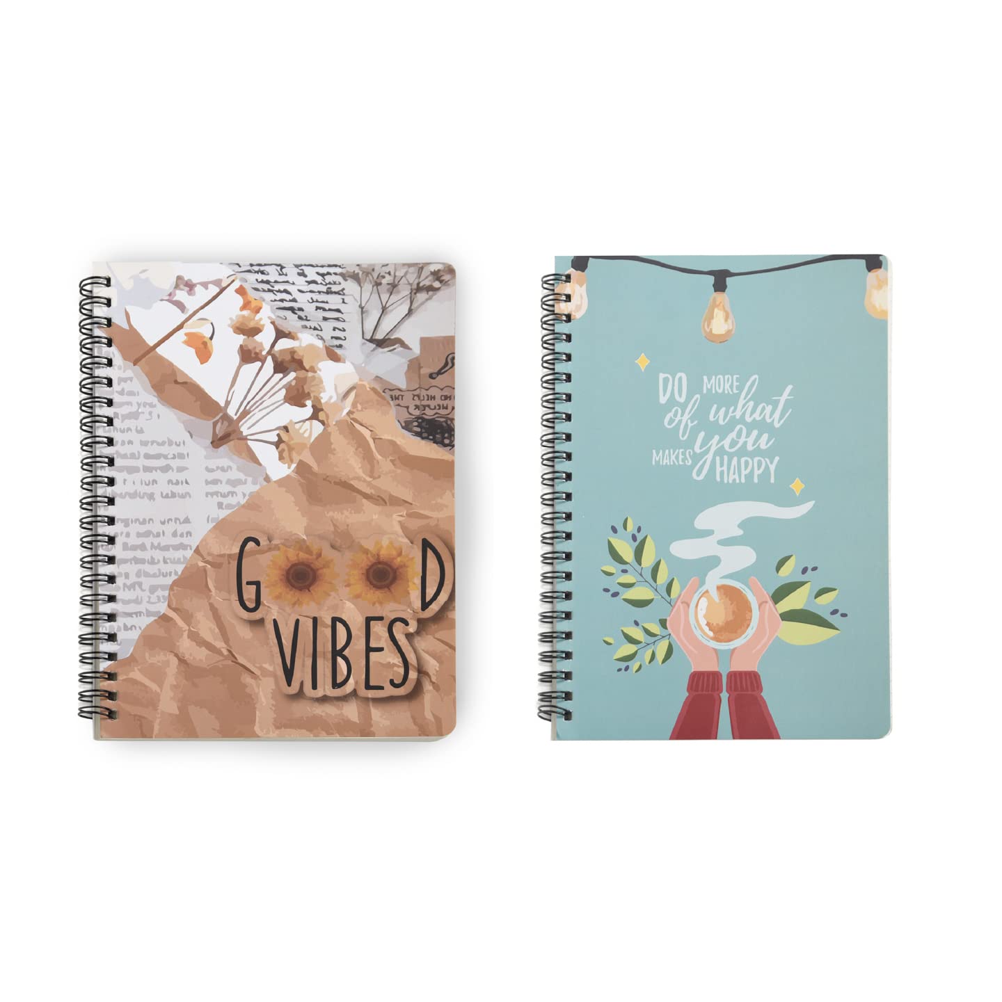 Good Vibes & Do More- Pack Of 2