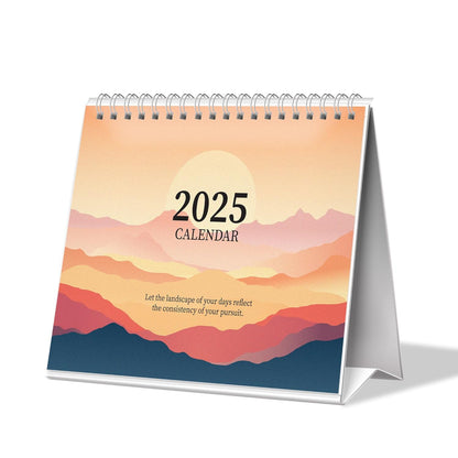 2025 Desk Calendar With To-do List Planner and Sticker Sheet - Landscapes