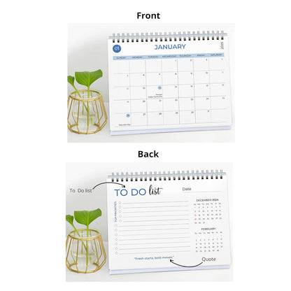 2025 Desk Calendar With To-do List Planner and Sticker Sheet - Color Wheel