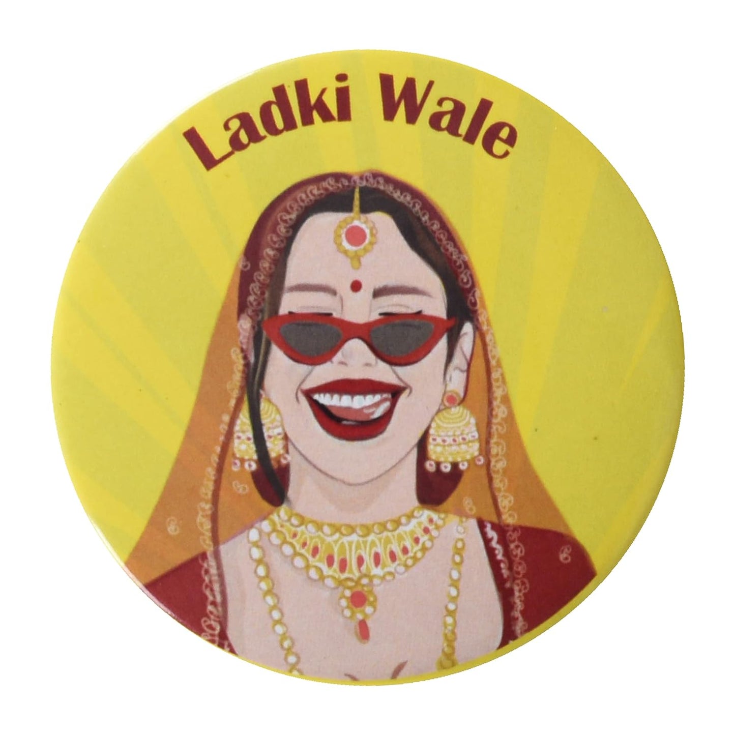 Papboo Wedding Badges (Ladki Wale & Ladke wale Pack of 30)