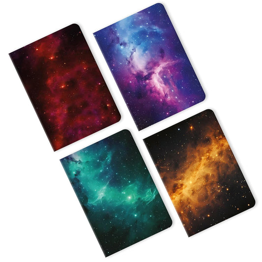 Galaxy Ruled- Set of 4 Notebooks