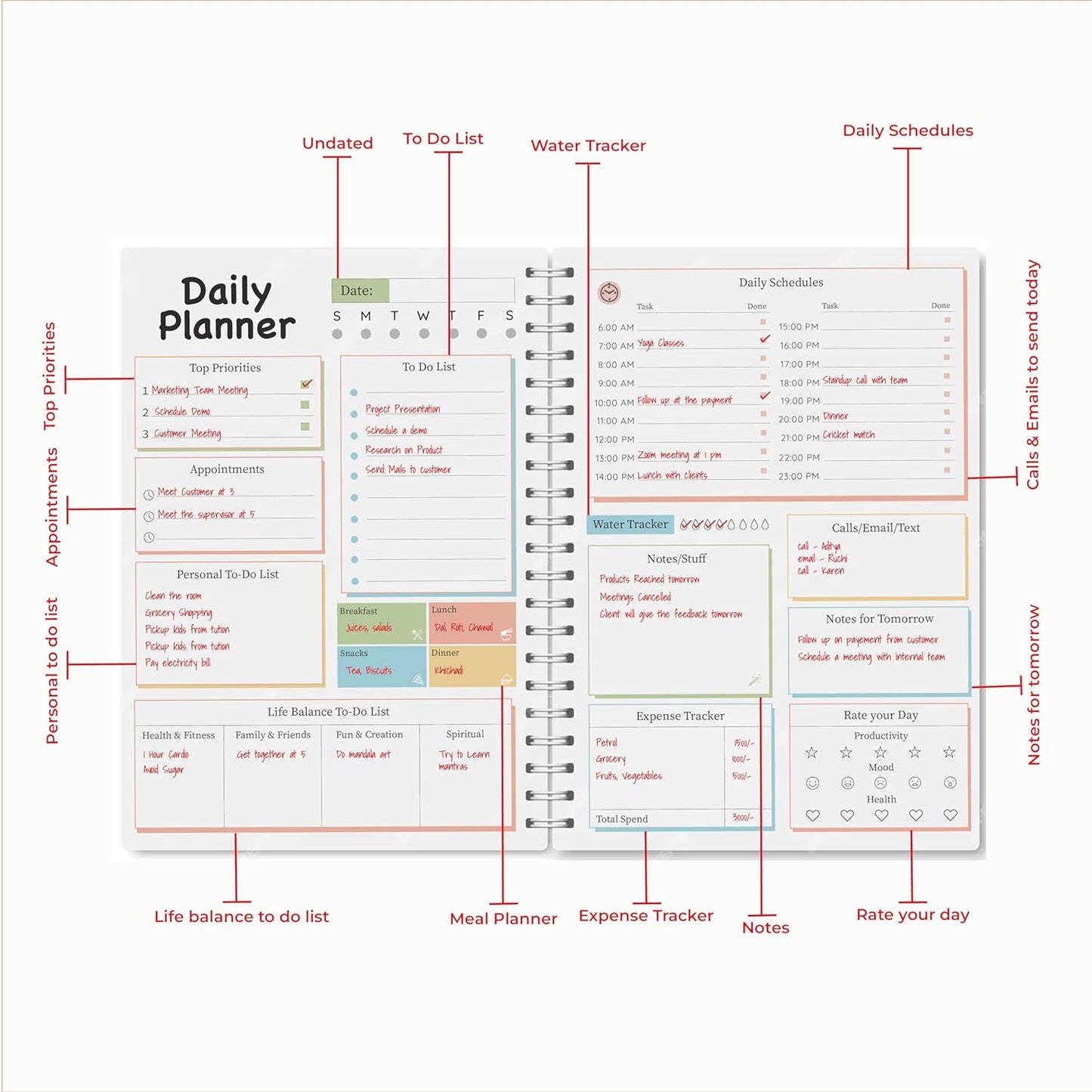 Rise and Slay- Daily Planner