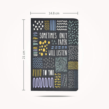Never Go & Sometime combo- Softbound Notebook